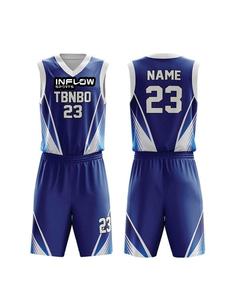 Maillots de basket-ball à prix avantageux, vêtements de basket-ball par sublimation, respirants, séchage rapide, maillots de basket-ball gris, uniformes - Product Image 4