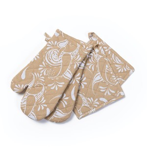 Gants de cuisine et maniques en coton 100% tissé, style moderne, résistants à la chaleur, imperméables, lavables au lave-vaisselle, imprimés numériquement, pour la cuisine - Product Image 5