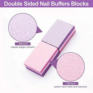 Mini Lima de Uñas de Doble Cara OME, Diseño Zebra, Grano 180, Reutilizable, Cuidado de Uñas, Paquete de 25 Unidades, Empaque en Caja de Color - Product Image 3