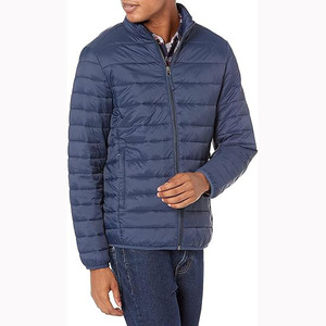 Men's <b>Packable</b> Stand Collar <b>Jacket</b> Lightweight Down Coat Winter Warm Water Resistant Insulated Puffer <b>Jacket</b> Factory Wholesale - Product Image 1