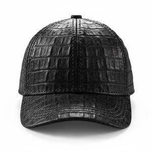 Gorra de Béisbol Unisex con Textura de Piel de Cocodrilo, 6 Paneles, Visera Ajustable, Estilo Lujoso, Uso Casual para Adultos - Product Image 6