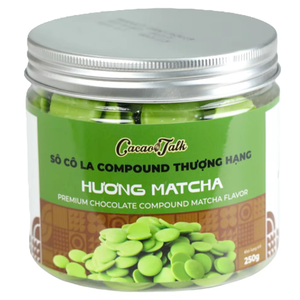 Chocolate Compuesto Más Vendido del Fabricante, Venta Directa de Fábrica, OEM/ODM, Chocolate Compuesto HALAL con Matcha, Botones de Chocolate, Galletas de Cacao - Product Image 1