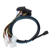 Kabel Daya Internal Mini SAS HD SFF-8643 ke 4x SFF-8482