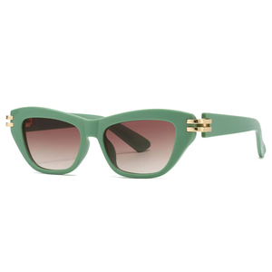 Lunettes de soleil œil-de-chat roses surdimensionnées pour femmes et hommes, style luxe, mode, fête, protection UV400, Y2K, 2025 - Product Image 3