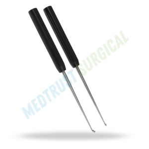 Curettes antérieures 18 pouces 460 mm, instrument de chirurgie neuro-spineuse pour l'élimination des disques et le curettage de la colonne vertébrale - Product Image 4