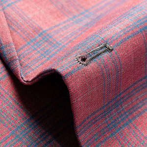 Traje de Hombre de Dos Piezas con Solapa Puntiaguda y Doble Abotonadura, Estilo Patchwork, Ajuste Slim, Ideal para Bodas y Eventos Formales - Blazer y Pantalón - Product Image 2