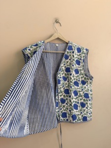Chaleco Ligero de Algodón con Estampado Floral, Transpirable y Ecológico, Estilo Urbano para Mujer - Product Image 6