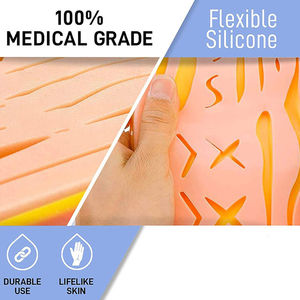 Customized Medical <b>Suture</b> Training <b>Kit</b> Hot Sale High Quality Silicone Training Pad Reusable Students Skin Care by Blush Surgical - Product Image 2