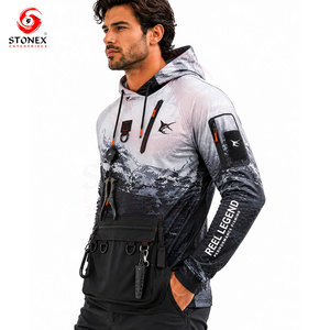 Sudadera de Pesca para Hombre, de Secado Rápido, Transpirable, con Protección UV, Logotipo Personalizado, Ropa Deportiva de Tallas Grandes, Directo de Fábrica - Product Image 1