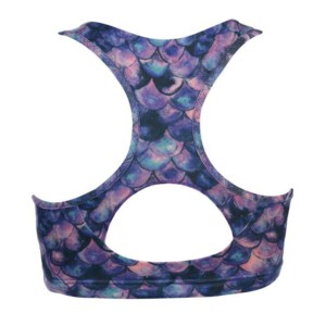 Soutien-gorge de sport sublimé pour femme, élégant, sans couture, réglable, avec col halter simple, pour le yoga et le fitness - Product Image 6