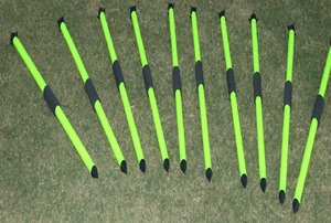 Javelot en plastique vert durable de 67 cm de longueur pour usage commercial, équipement pour les activités sportives et de plein air - Product Image 6