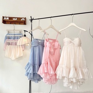 Vestido Personalizado con Tirantes Finos y Volantes en Capas, Moda Femenina OEM - Product Image 6