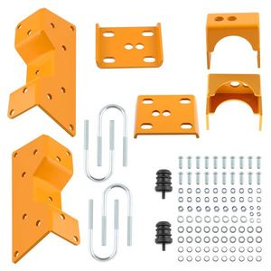 Kit de basculement d'essieu arrière de 5 pouces avec encoche en C compatible avec les camions Chevy GMC C10 1973-1987 – Transmission et essieux - Product Image 2