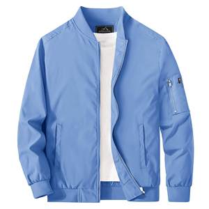 Chaqueta Bomber de Nailon Cortavientos, Forro de Malla Protectora Resistente, Estilo Deportivo de Primera Calidad, Ropa Bomber, Equipamiento Urbano, Venta al Por Mayor - Product Image 6