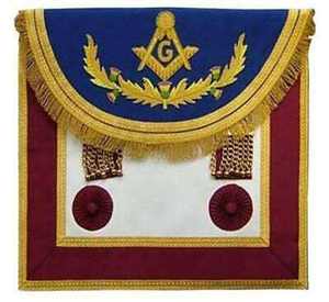 Delantal Masónico Bordado a Mano de NESTA SPORTS Manufacturing Wholesale Master Mason, 100% de Alta Calidad - Product Image 5