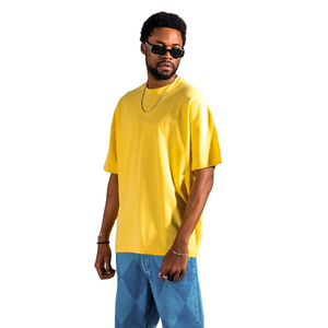 Camisetas de Manga Corta Antiarrugas con Logotipo Personalizado, 100% Algodón Pesado, Hombros Caídos, Lavado Ácido, para Hombre, Precio al por Mayor - Product Image 2