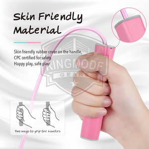 Cuerda de Saltar Profesional de PVC de Alta Calidad con Sistema de Rodamientos de Bolas para una Rotación Suave y Rápida, Longitud Ajustable para Uso en Gimnasio - Product Image 4