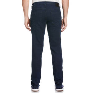 Jeans de Mezclilla Cruda Personalizados para Hombre, Corte Recto y Holgado, Color Azul Oscuro, Estilo Urbano, Venta al Por Mayor - Product Image 4