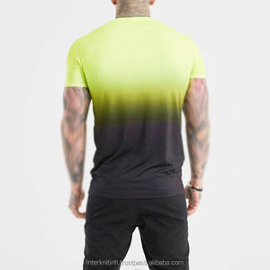 Camiseta Deportiva para Hombre, Corte Regular, Logotipo de Marca Personalizado, Alta Elasticidad, 100% Algodón, Secado Rápido, para Entrenamiento - Product Image 2