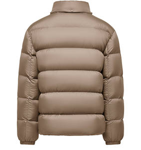 Full Zipper Reversible Washed <b>Waterproof</b> Breathable Plaid Print Puffer <b>Jacket</b> Regular Fit Men's Outdoor OEM Customized Design - Product Image 6