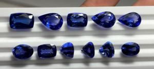 Piedras Preciosas Sueltas de Tanzanita Azul Natural en Formas Mixtas para la Elaboración de Joyas - Product Image 6