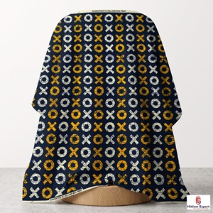 Custom African Wax Print Cotton Fabric Ankara Kitenge Logo Print OEM ODM Textile Manufacturer - Product Image 2