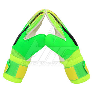Nouveaux gants de gardien de but professionnels, respirants, en PU, avec tricot en latex, fermeture auto-agrippante en nylon, unisexe, pour l'extérieur - Product Image 5