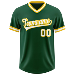 Camiseta de Béisbol Personalizada, Transpirable, de Malla, Blanca, Morada y Dorada, Cuello en V, Manga Corta, Unisex, Corte Regular, con Nombre del Equipo Impreso, 100% Poliéster - Product Image 6