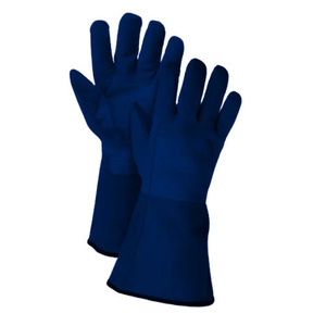 Gants de soudage TIG robustes en cuir de vachette croûte, ignifuges, anti-coupure, pour la protection au barbecue et la sécurité des chèvres - Product Image 4
