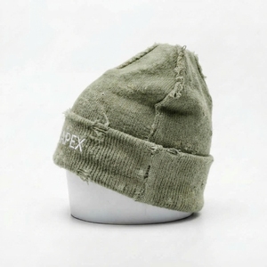Gorro de Punto Verde Oliva para Hombre, Gorro de Invierno con Puño, Unisex, Estilo Urbano, Gorro Tipo Skull, Logotipo Personalizado, Accesorio de Moda al por Mayor - Product Image 3