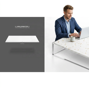 Porcelaine polie de couleur blanche 800*2400*15mm cristal Nano Table Surface conception de meubles 80*240*1.5cm dalle marbre carreaux brillants - Product Image 3