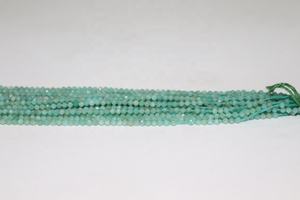 Cuentas Rondelle facetadas de amazonita, 2-2,25mm, 12,5 pulgadas, cuentas de amazonita cortadas a máquina, hebra para fabricación de joyas - Product Image 2