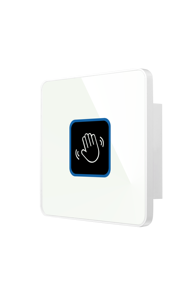 Botón de Apertura de Puerta Infrarrojo Sin Contacto para Sistemas de Control de Acceso, Estándar del Reino Unido - Product Image 1
