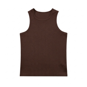 Débardeur Stringer Homme Décontracté 100% Coton Tricoté Gold's Gym, Meilleure Vente 2025, Écologique, avec Badge Brodé à la Machine et Bouton - Product Image 5