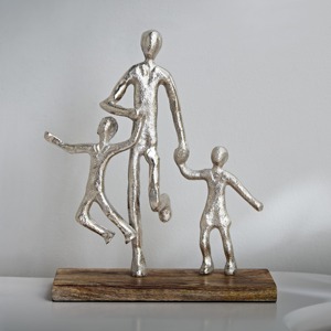 Premium Metal Sculpture Modern Artistic Showpiece for Home Living Room Office Tabletop Decor Abstract Metal Sculpture Stylish - Product Image 1