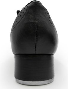 Chaussures de danse à lacets en cuir PU pour femmes et hommes - Product Image 3