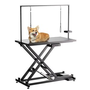 Tavolo Professionale Elettrico per Toelettatura Cani con Ruote Livellanti e Braccio Regolabile in Altezza - Prodotti per Toelettatura Animali - Product Image 1