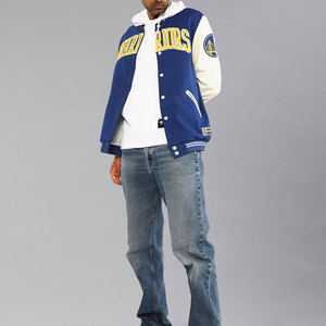Latest Design Custom Made Women Letterman Jacket Winter Stand Collar Knitted Breathable Cotton Lightweight High Quality - Product Image 4