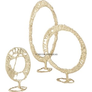 Nouvelles sculptures décoratives de luxe pour la maison et l'hôtel, motif abstrait, argent brillant poli, design unique, fournitures de luxe pour la décoration au sol - Product Image 5