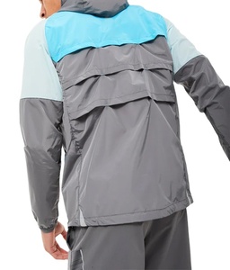 Ensemble de survêtement pour homme 2025 personnalisable grande taille en polyester et nylon, coupe-vent patchwork avec short - Product Image 3
