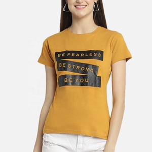 Camiseta de Algodón Oversize de Alta Calidad para Mujer, Hombros Caídos, Corte Holgado, Estilo Urbano para Verano, Cuello Redondo, Manga Corta, Tejido Jersey - Product Image 1