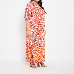 บริการ OEM ชุดเดรสคาฟทันแบบปรับได้สำหรับผู้หญิง ชุดเดรสคาฟทันสั่งตัดตามขนาด ชุดเดรสราตรี คาฟทัน - Product Image 4