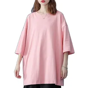 Latest 2024 new design printing women's t-shirts o neck plain short sleeve cotton casual t-shirts woman Breathable Cotton Shirts Women