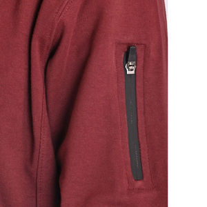 Sudadera con Capucha y Cremallera para Hombre, Corte Regular, Informal, para Otoño, Color Sólido, Tejido de Punto, 100% Algodón, Felpa Francesa, Transpirable - Product Image 2