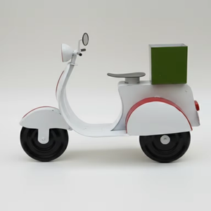 Modèle d'avion vintage artisanal en fer, hélice rétro, miniature d'avion créative, style steampunk, soudure, décoration de bureau de Noël - Product Image 2