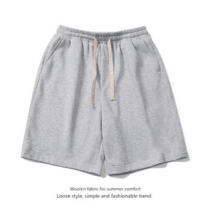 Shorts en toile pour hommes grande taille, style urbain, taille élastique, respirants, écologiques, séchage rapide, anti-plis, avec poches - Product Image 4