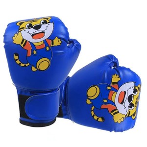 Gants de boxe en cuir pour enfants avec fermeture, évacuation de l'humidité, pour la boxe, le taekwondo, l'entraînement physique - Emballage personnalisable - Product Image 5
