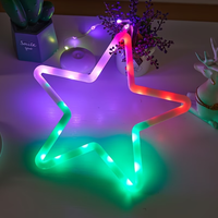 Guirlande lumineuse LED en forme d'étoiles, alimentée par piles, avec ventouses, pour décorations de Noël, de fêtes, de fenêtres et de murs