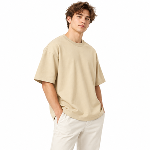 Camiseta Oversize Personalizada para Hombre, 260 GSM, 100% Algodón, Hombros Caídos, Corte Cuadrado, Estilo Urbano, Estampada, Ecológica, Marca Privada - Product Image 3