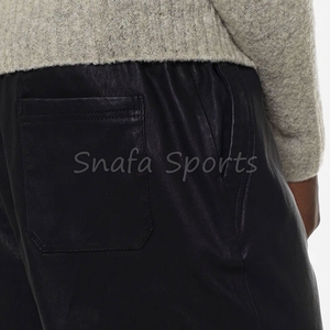 กางเกงขาสั้นหนังสำหรับผู้ชายกางเกงขาสั้นหนังน้ำหนักเบาใส่สบาย - Product Image 6